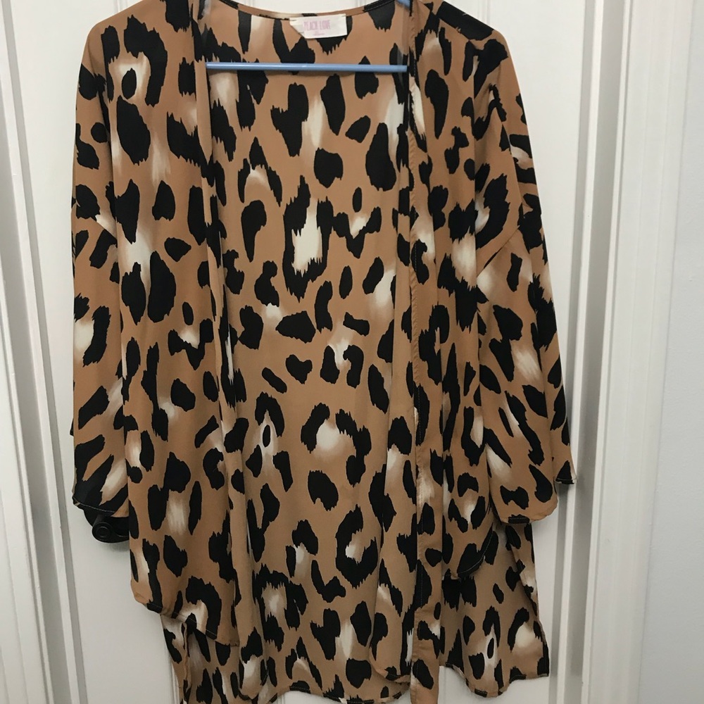 Animal printed cardigan from Francesca’s